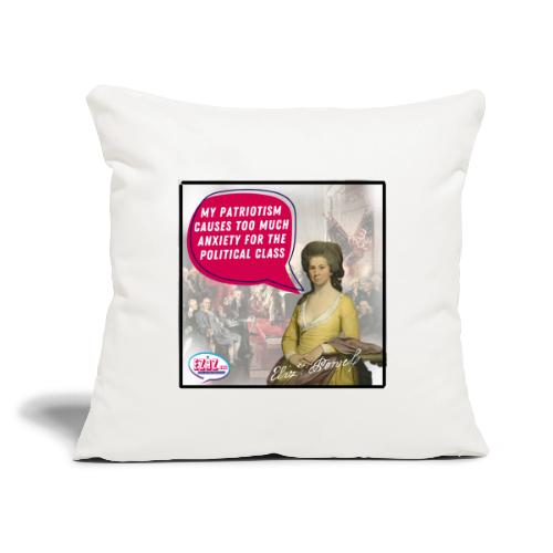 Elizabeth Powell Founders Design - Throw Pillow Cover 17.5” x 17.5”