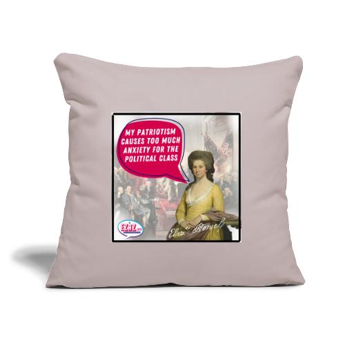 Elizabeth Powell Founders Design - Throw Pillow Cover 17.5” x 17.5”