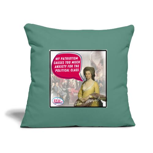 Elizabeth Powell Founders Design - Throw Pillow Cover 17.5” x 17.5”