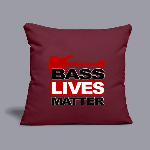 BASS LIVES MATTER - Throw Pillow Cover 17.5” x 17.5”
