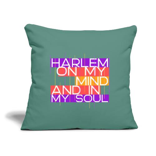 Harlem On My Mind - Throw Pillow Cover 17.5” x 17.5”