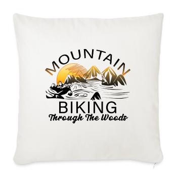 VTT à travers les bois - Throw Pillow Cover 17.5” x 17.5” - natural white - Front