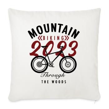 VTT à travers les bois - Throw Pillow Cover 17.5” x 17.5” - natural white - Front