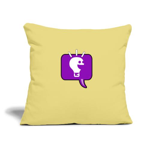 purple HobbyKids png - Throw Pillow Cover 17.5” x 17.5”