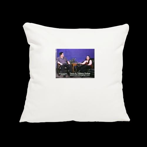 Terry & Tiffany on HKFT - Throw Pillow Cover 17.5” x 17.5”