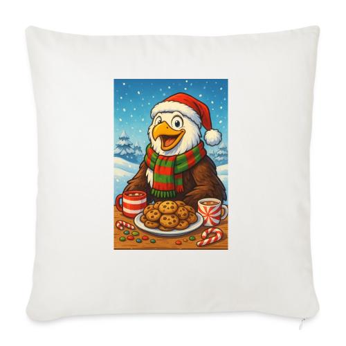 Christmas taw eagle - Throw Pillow Cover 17.5” x 17.5”