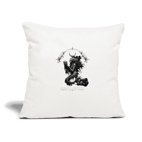 love and haunted - Throw Pillow Cover 17.5” x 17.5”