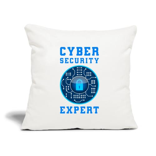 Cyber Security Expert - Throw Pillow Cover 17.5” x 17.5”