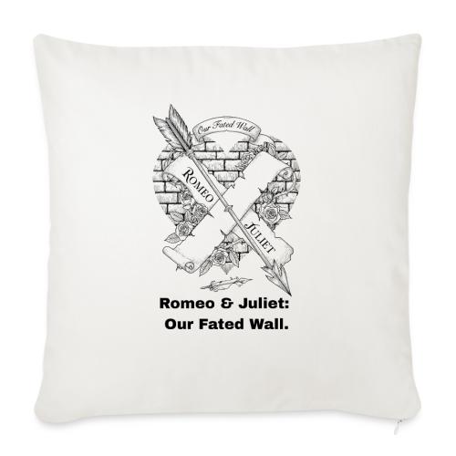 Romeo and Juliet T-Shirt - Throw Pillow Cover 17.5” x 17.5”