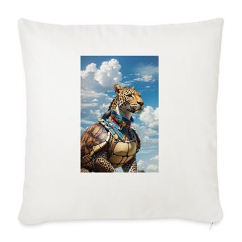 Infinity mind - Throw Pillow Cover 17.5” x 17.5” - natural white - Front