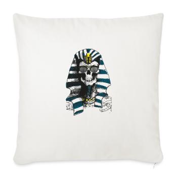 MUMMY 01 - Throw Pillow Cover 17.5” x 17.5” - natural white - Front