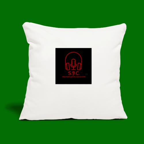 SPC Logo Black/Red - Throw Pillow Cover 17.5” x 17.5”