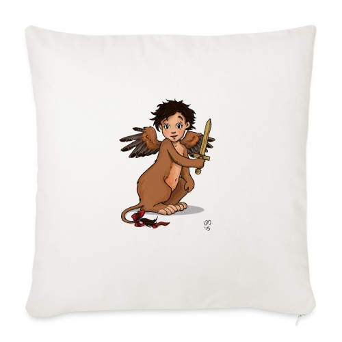 Sphinx 1 - Throw Pillow Cover 17.5” x 17.5”