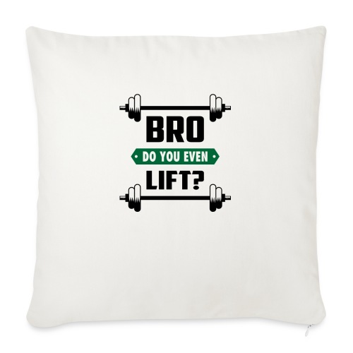 Fitness Quote 01 - Throw Pillow Cover 17.5” x 17.5”