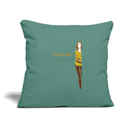 Proud Working Mom Gear - Throw Pillow Cover 17.5” x 17.5”