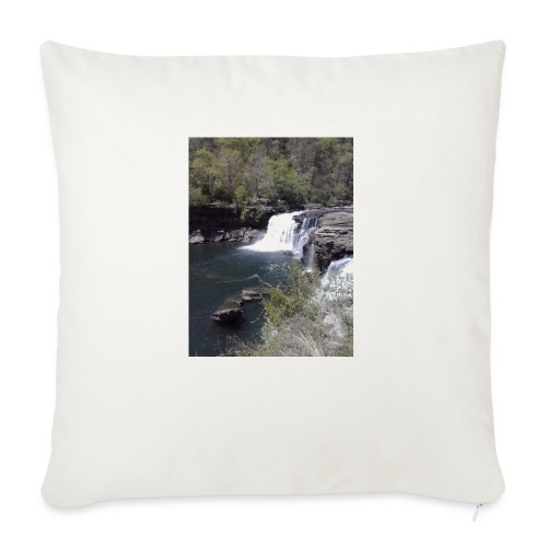 LRC waterfall - Throw Pillow Cover 17.5” x 17.5”