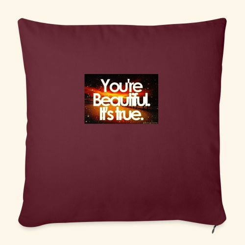 I see the beauty in you. - Throw Pillow Cover 17.5” x 17.5”