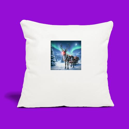 Rudolph the red nosed reindeer - Throw Pillow Cover 17.5” x 17.5”