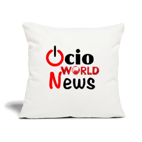 OcioNews World - Throw Pillow Cover 17.5” x 17.5”