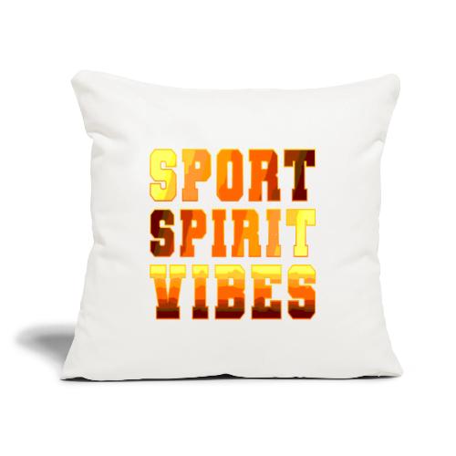 Sport Spirit Vibes Gradient - Throw Pillow Cover 17.5” x 17.5”