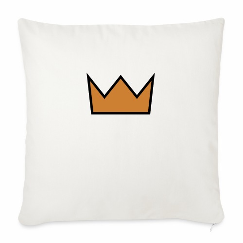 the crown - Throw Pillow Cover 17.5” x 17.5”