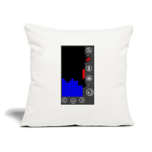 Lazy Eye Blocks - Play - Throw Pillow Cover 17.5” x 17.5”