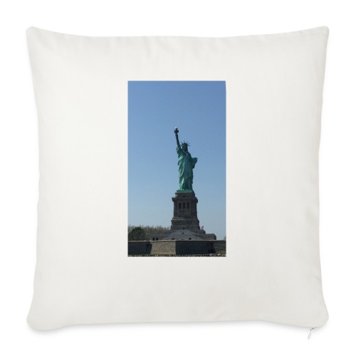 Statue Of Liberty - Throw Pillow Cover 17.5” x 17.5”