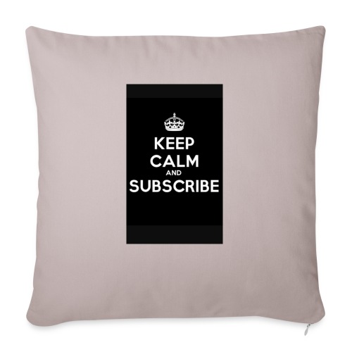 Keep calm merch - Throw Pillow Cover 17.5” x 17.5”
