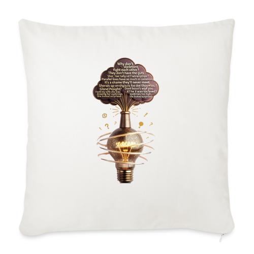 Dad Joke Generator T Shirt - Throw Pillow Cover 17.5” x 17.5”