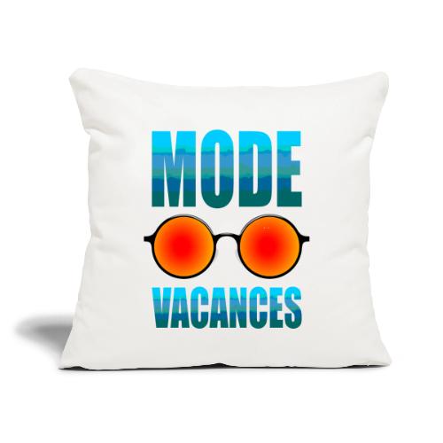 Vacation Mode Enabled - Throw Pillow Cover 17.5” x 17.5”