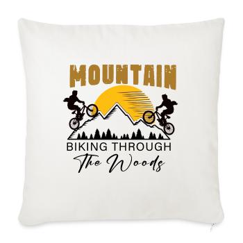 VTT à travers les bois - Throw Pillow Cover 17.5” x 17.5” - natural white - Front
