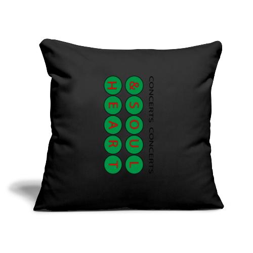 Heart & Soul Concerts Money Green - Throw Pillow Cover 17.5” x 17.5”
