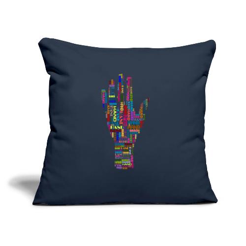 The Hand - Throw Pillow Cover 17.5” x 17.5”