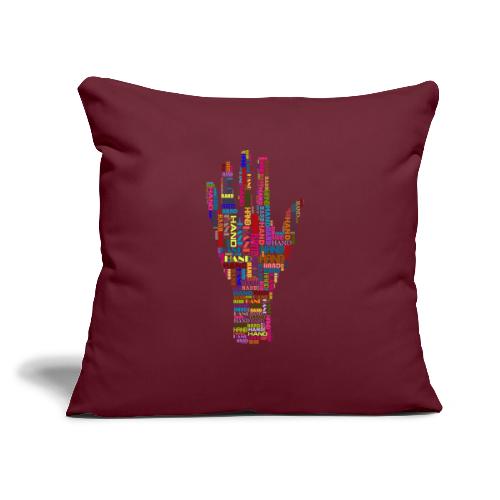 The Hand - Throw Pillow Cover 17.5” x 17.5”