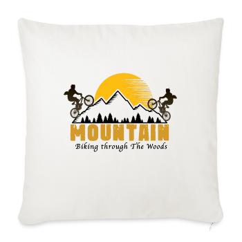 VTT à travers les bois - Throw Pillow Cover 17.5” x 17.5” - natural white - Front