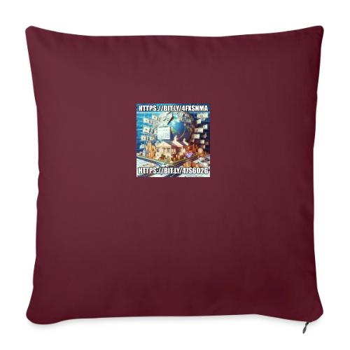 a34rfj - Throw Pillow Cover 17.5” x 17.5”