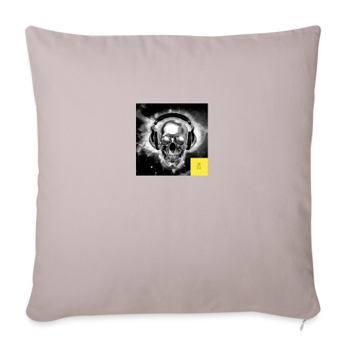 skull - Throw Pillow Cover 17.5” x 17.5”