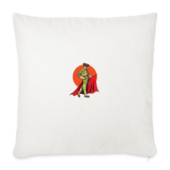Job Stage On - Throw Pillow Cover 17.5” x 17.5” - natural white - Front