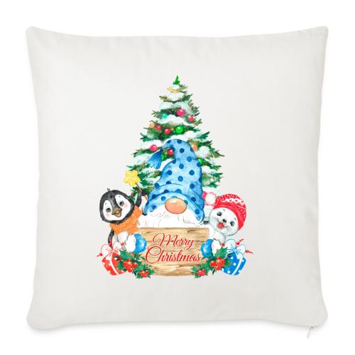 Mеrry Christmas - Throw Pillow Cover 17.5” x 17.5”