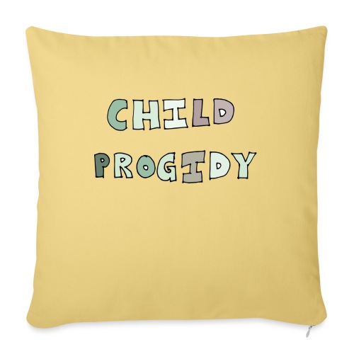 Child progidy - Throw Pillow Cover 17.5” x 17.5”