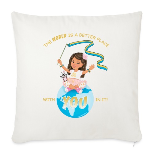 Forever Kind Ariyana - Throw Pillow Cover 17.5” x 17.5”