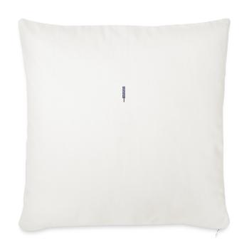 Popsicle embroidered - Throw Pillow Cover 17.5” x 17.5” - natural white - Front