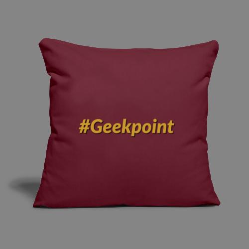 #Geekpoint - Throw Pillow Cover 17.5” x 17.5”