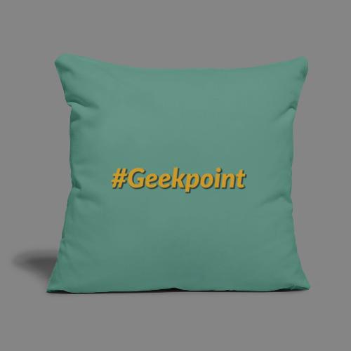 #Geekpoint - Throw Pillow Cover 17.5” x 17.5”