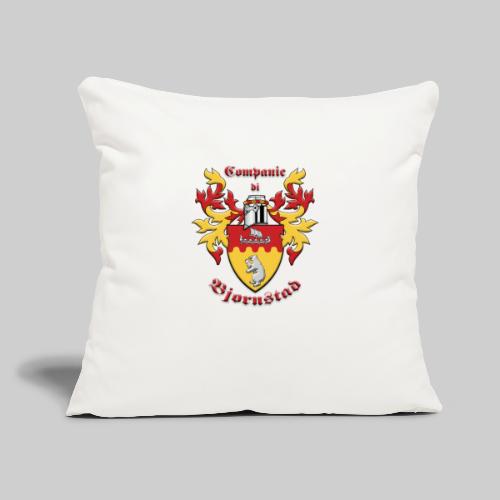 Companie di Bjornstad Red Text png - Throw Pillow Cover 17.5” x 17.5”