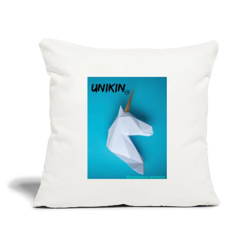 UniKin Adult - Throw Pillow Cover 17.5” x 17.5”