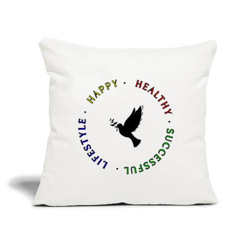 HHSL DOVE COLOR - Throw Pillow Cover 17.5” x 17.5”