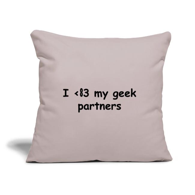 I <83 My Geek Partners (black)