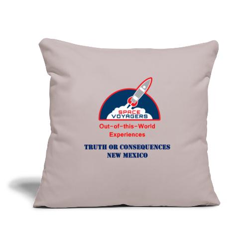 Truth or Consequences, NM - Throw Pillow Cover 17.5” x 17.5”