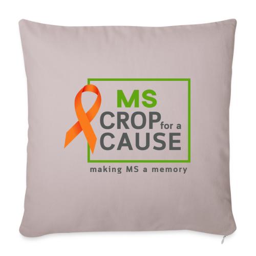 Square Logo - Throw Pillow Cover 17.5” x 17.5”
